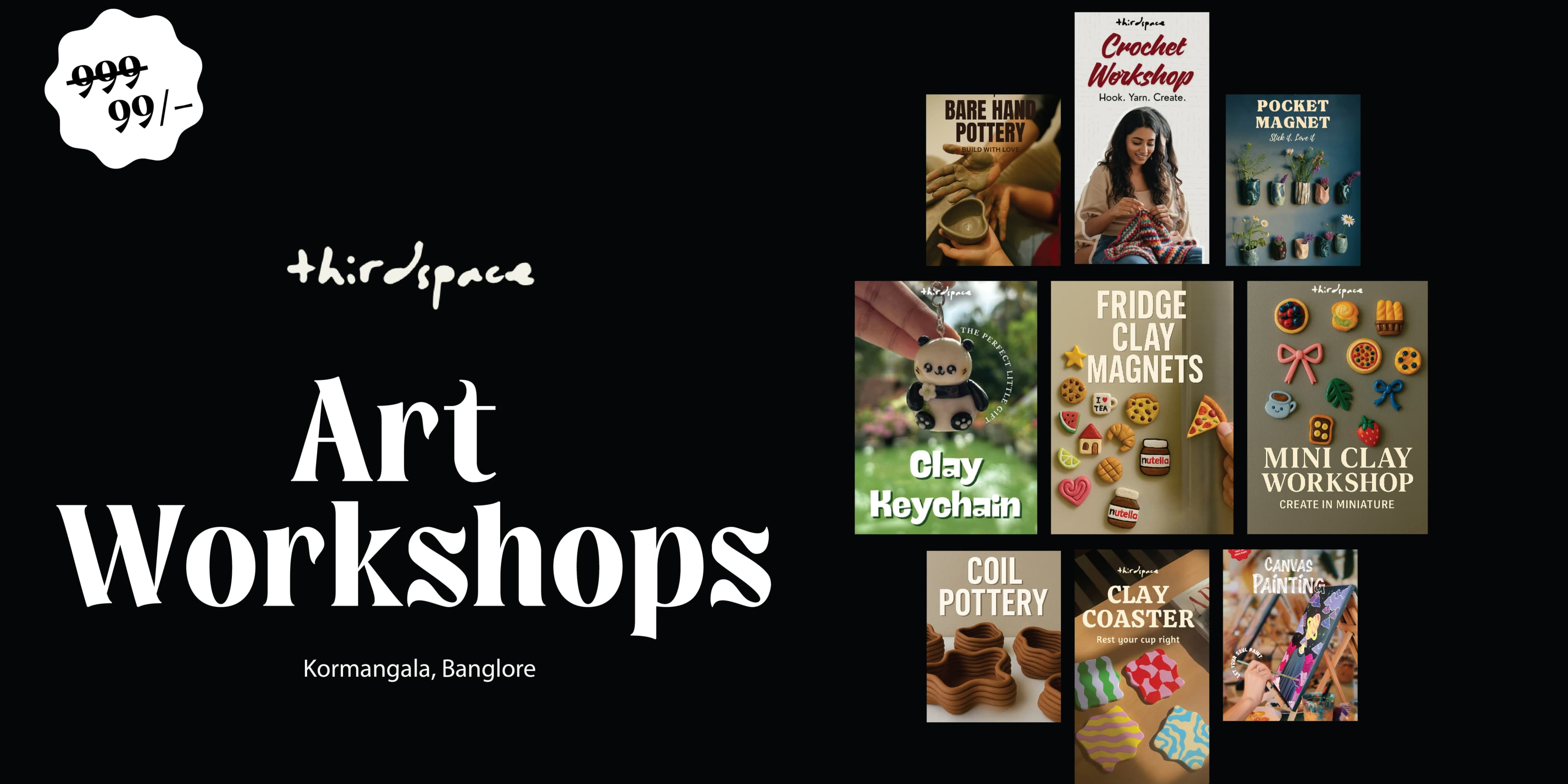 Art Worksops at 99 | Slide 1